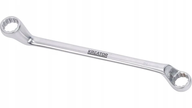 Lenktas dvipusis atviras raktas 18 x 19mm Din838