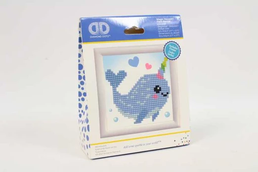 Deimantinė mozaika Diamond Dotz Magic Narwhal, įvairių spalvų