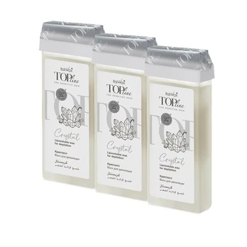 Depiliacinis vaškas Italwax TopFormula Crystal, 100ml x3