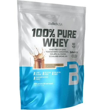 BioTech 100% Pure Whey, Caramel-Capuccino, 900 g