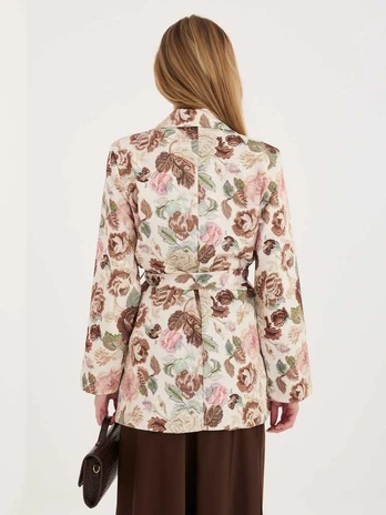 Italy Moda Marynarka-IT-MA-FL10158.02-ruda