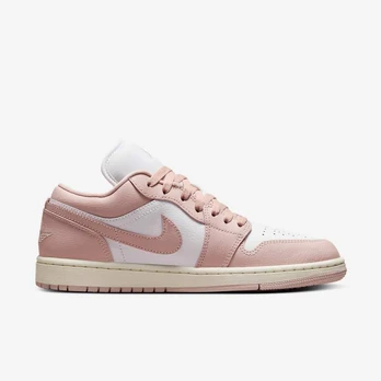Air Jordan 1 Low White/Pink Oxford-Sail - Dydis 40 (DC0774-162 Laisvalaikio batai)