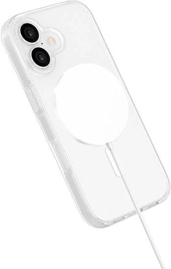 Dėklas eSTUFF INFINITE (GRS) OSLO iPhone 17 Clear Magnetic Cover.