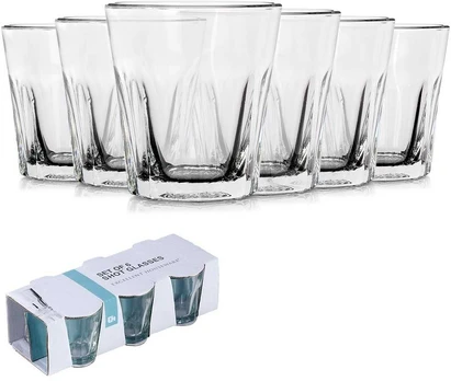 Stiklinės 6 vnt. 40 ml