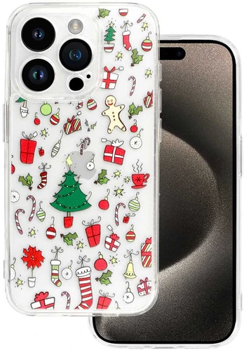 Tel Protect Christmas Clear dėklas skirtas Apple iPhone 11 Design 2