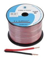 Cabletech Kolonėlių kabelis CCA 0.20mm 1m kaina