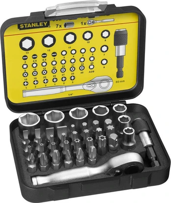 Stanley Stan antgalių rinkinys 1/4 sp. 39 vnt | 1-13-906