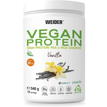 WEIDER Vegan Protein - 540g Šalta kapučino