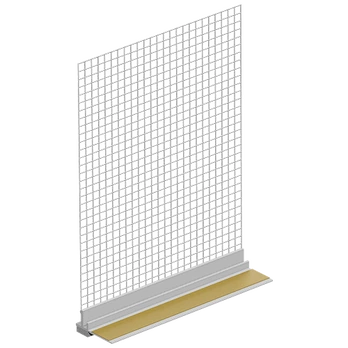 PVC deformacinis profilis su tinkleliu EJOT PROFIL Active Flex AF/02L, 90 x 125 x 2400 mm
