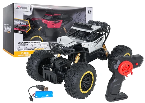 1:18 CLIMB POWER Silver R/C Crawler
