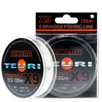 Pintas valas Teuri X9 White 135m, 0.2mm, 13.5kg