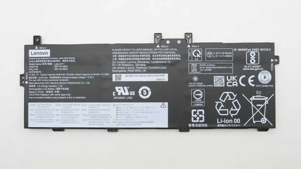 Internal Lithium-Ion battery 52.8Wh for Lenovo ThinkPad