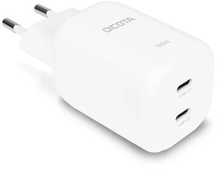 Dicota 100W GaN Charger 2xUSB-C White
