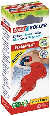tesa Nachfüllkassette Kleberoller 14m 8,4mm permanent