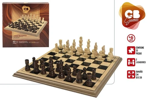 Šachmatų stalo žaidimas CB Games, medinis