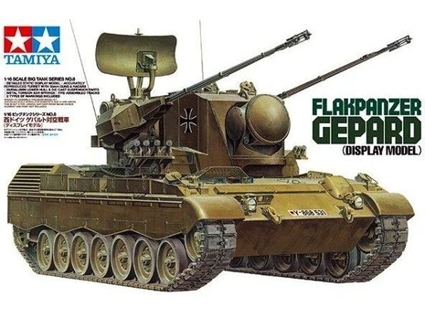 Plastikinis surenkamas modelis Tamiya Flakpanzer Gepard, 1/35, 35099