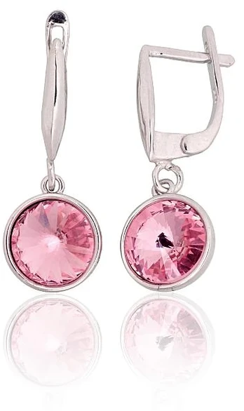 Diamond Sky Jewelry Sidabriniai auskarai „Vortex“