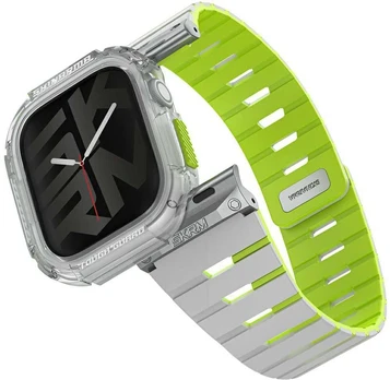 Dirželis+etui Skinarma Gemini do Apple Watch 42mm niteglow