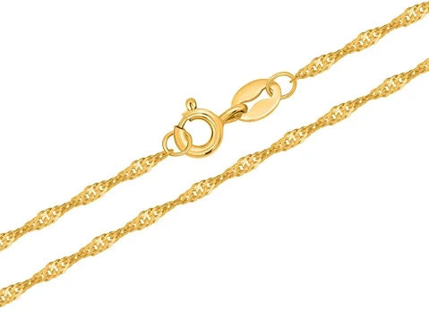 Brilio Silver Gold-plated chain bracelet Lambada CN009Y
