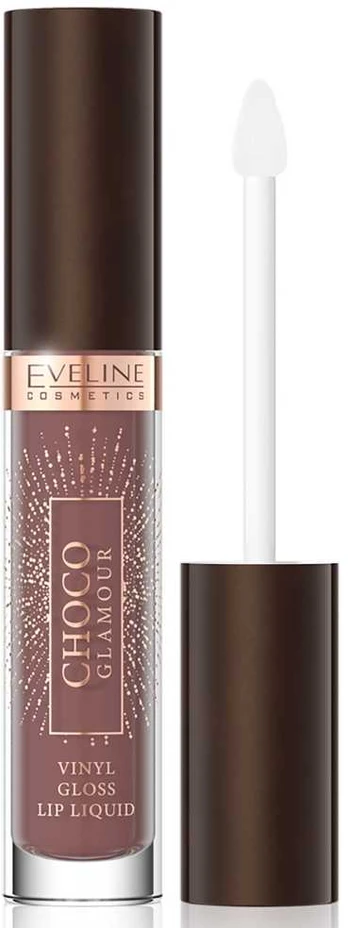 Eveline Cosmetics Choco Glamour Lūpų blizgis 02 Deep Cherry Chocolate 4.5 ml