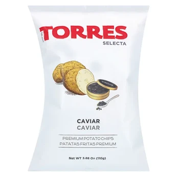 Bulvių traškučiai su ikrais TORRES, 110 g
