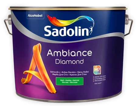 Dažai Sadolin Ambiance Diamond, balta, 10 l
