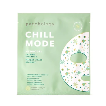 Patchology Chill Mode Calming Hydrogel Face Mask Raminanti veido kaukė, 1vnt
