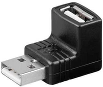 PremiumCord USB sumažinimas A-A, vyriškas/moteriškas 90°