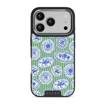 Taverna - iPhone 17 Pro Case, Elite Dark (MagSafe) / Silver