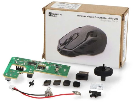 Wireless Mouse Components Kit-002 - belaidės kompiuterio pelės elementų rinkinys - Bambu Lab