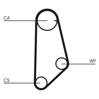 CONTI CT 635 Timing belt