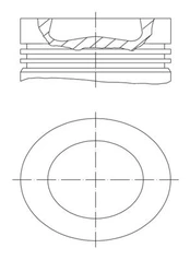 Stūmoklis MAHLE 028PI00155001