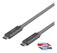 USB-C laidas DELTACO „SuperSpeed“ , 1 m, pintas, USB 3.1 Gen 2, 10 Gbps, 100W / USBC-1412M kaina