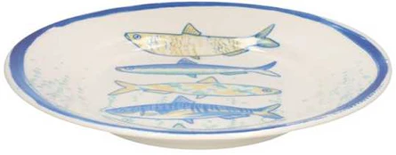 Kitchengo Lėkštė ŽUVYS 26 cm Keramikinė
