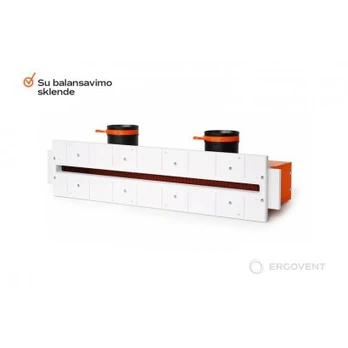 Priglaistomas Plyšinis Difuzorius ERGOVENT LINEO PROFILE, 600/75 mm