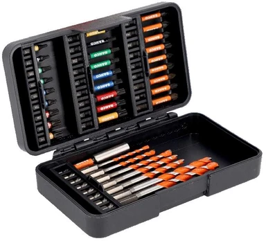 Bahco Impact Torsion Bit Set for Phillips/Pozidriv/TORX® and 7 Carbide Tip Drill Bits - 35 pcs