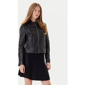 BOSS Odinė striukė C_Saleste1 50545625 Juoda Regular Fit