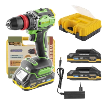 Akumuliatorinis gręžtuvas-suktuvas „ProCraft PA18Pro DFR-2B-C"