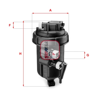 Degalų filtras SOFIMA S5108GC