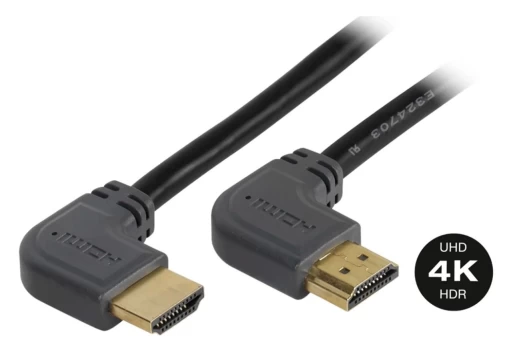 Vivanco kabelis HDMI – HDMI 3m angeled (47107)