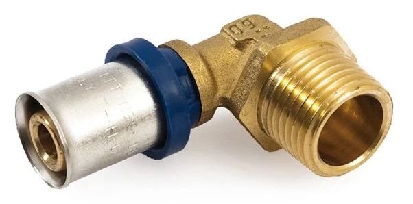 Presuojama alkūnė GENERAL FITTINGS, DN25 x 3/4, išorinis sr.