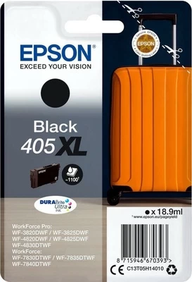 Epson 405XL, High (XL) Yield, Pigment-based ink, 18.9 ml, 1 pc(s), Single pack