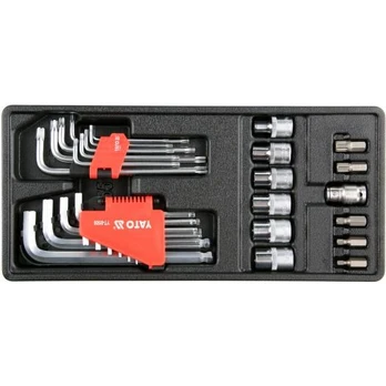 Yato Tool įdėklas su įrankiais 31vnt. (YT-55451)