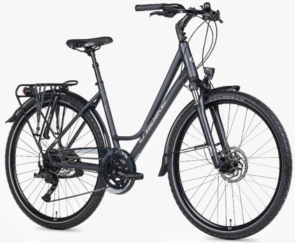Dviratis Unibike Voyager LDS 2026 pilkas-L / 19" (Dydis: L / 19")