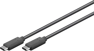Kabelis USB MicroConnect USB-C - USB-C 0.5 m Juodas (USB3.2CC0.5)