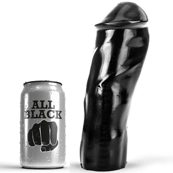 ALL BLACK - Realistiškas dildo 20 cm