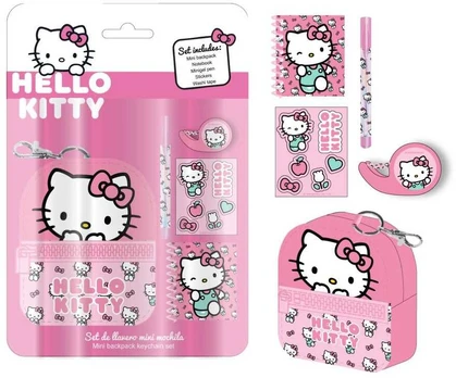 CERDÁ Hello Kitty Stationery mini backpack set
