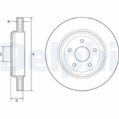 DELPHI BG9214C Brake Disc kaina