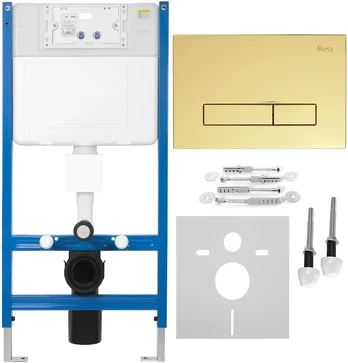 Įleistinis WC rėmas Rea K011A-Q HD Gold