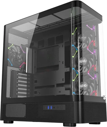 XYZ PC GEAR „Quantum ARGB“ korpusas, juodos spalvos (X-CS-QUANTUM-B)